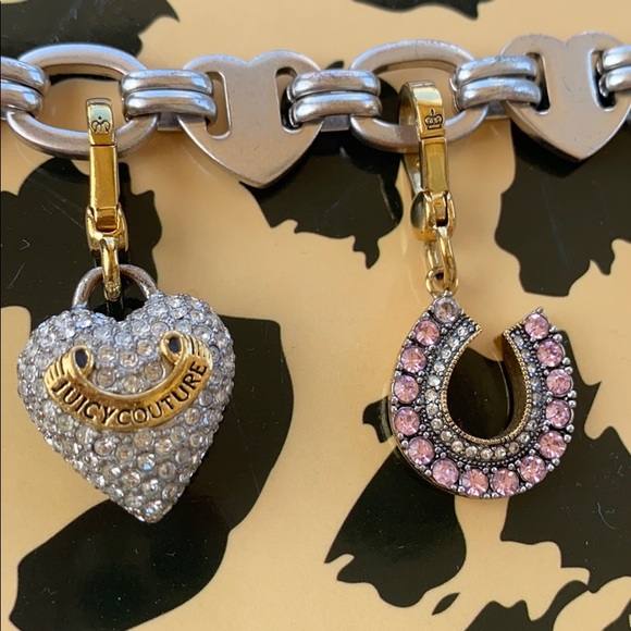 Juicy Couture heart ❤️ toggle charm bracelet - Picture 4 of 11